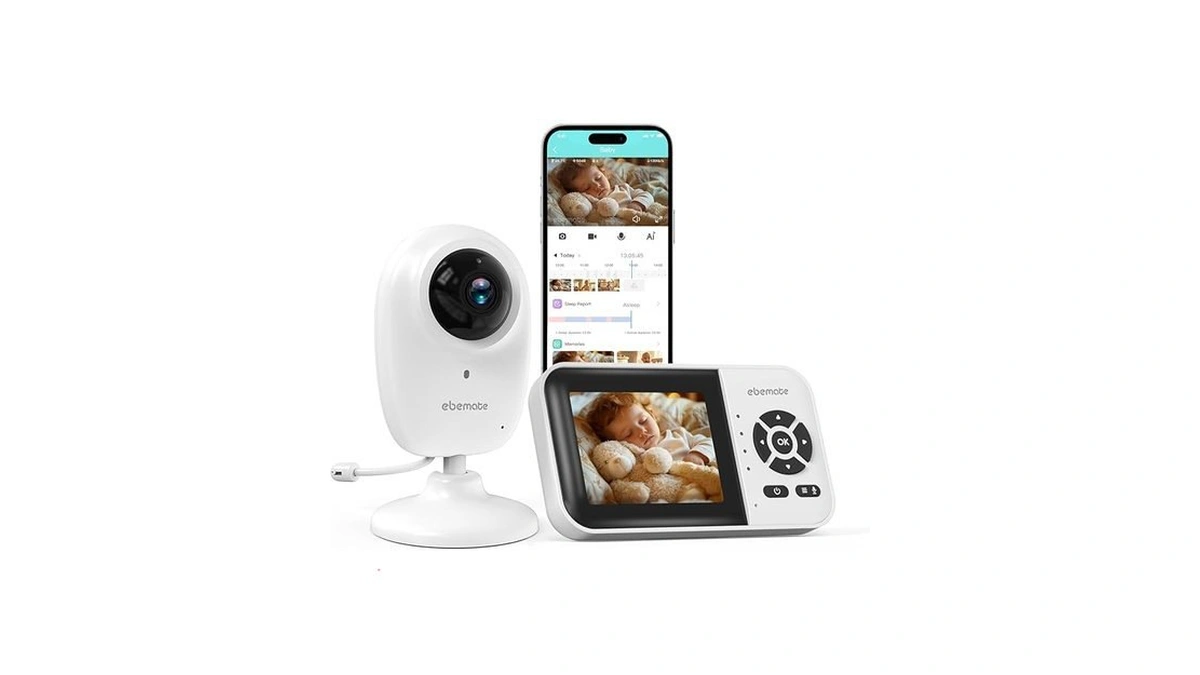 Amazon deal: Ebemate Wifi Video Baby Monitor 2 8 Display With..