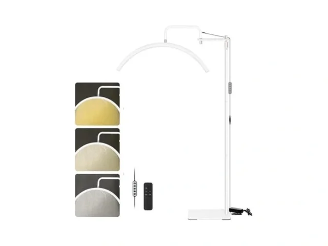 Half Moon Light – Led Floor Lamp For Lash And…