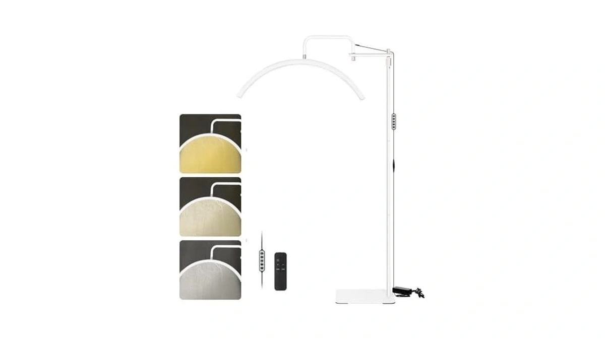 Amazon deal: Half Moon Light - Led Floor Lamp For Lash And...