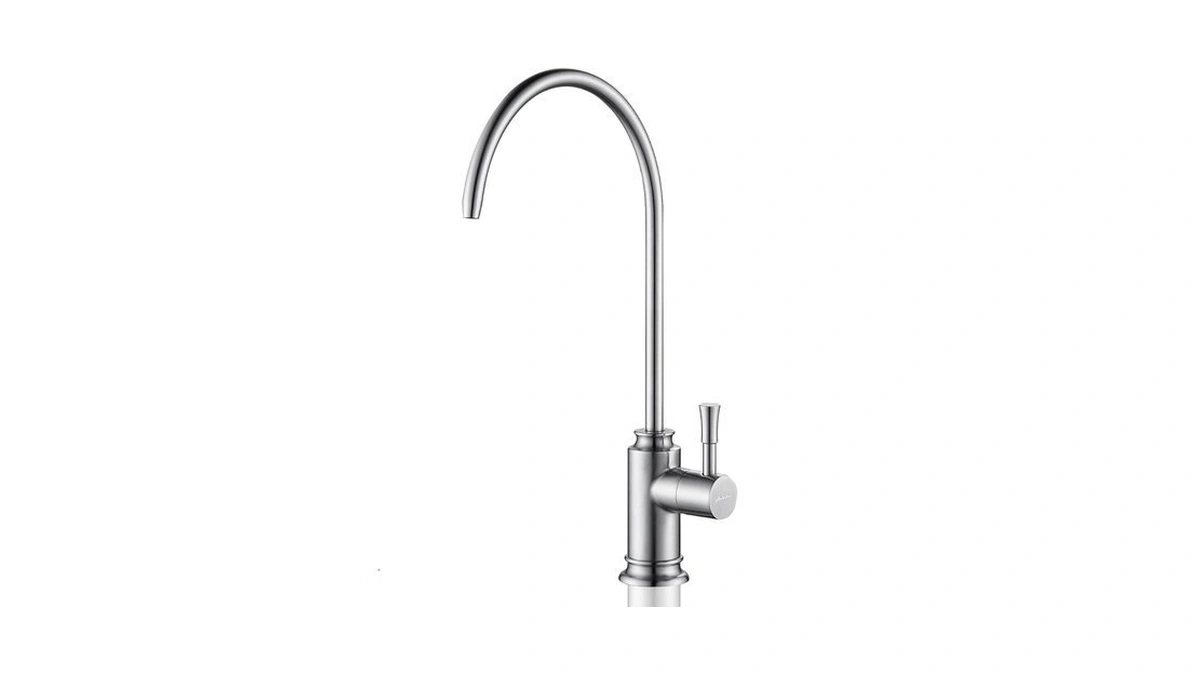 Amazon deal: Achelous Brushed Nickel Modern Kitchen Faucet...