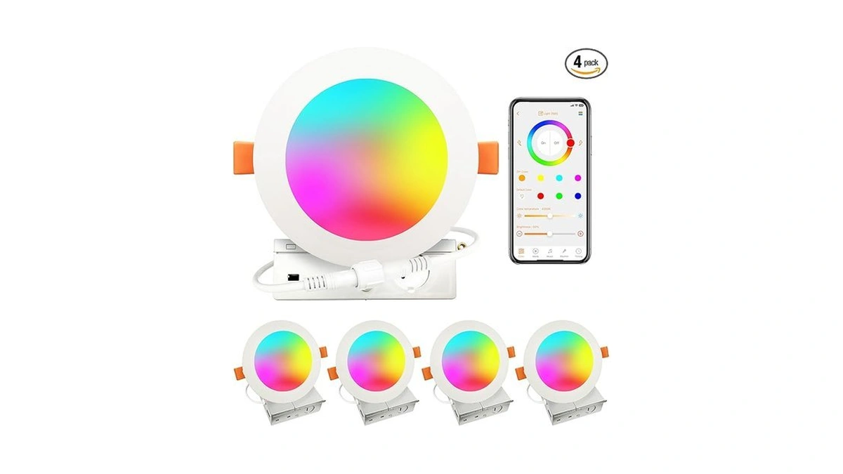 Amazon deal: Melpo Smart Recessed Lighting 4 Inch Work With...
