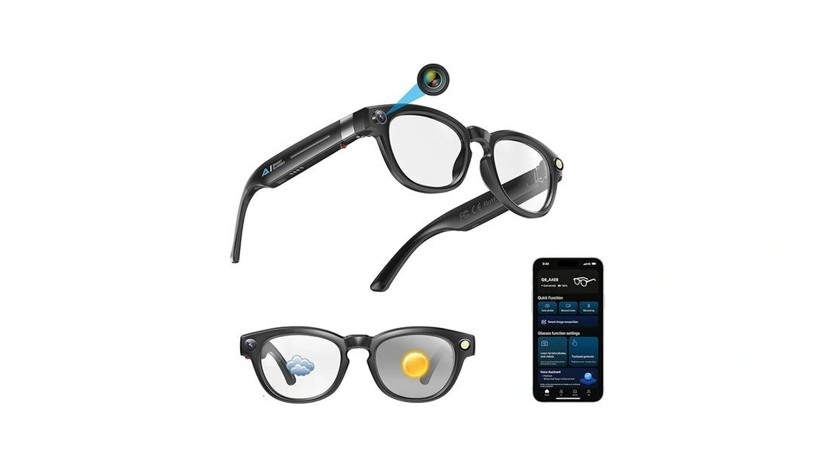 Amazon deal: Ai Smart Glasses With Chat Gpt 1080p Hd Camera...