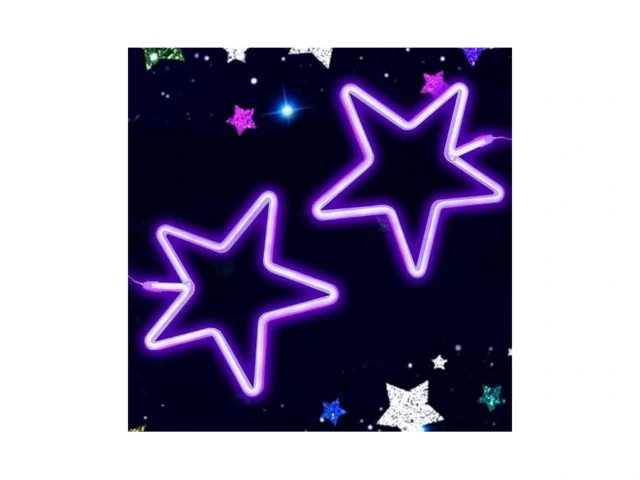 Ursamajor Purple Neon Sign 2 Pack Star Neon Lights…