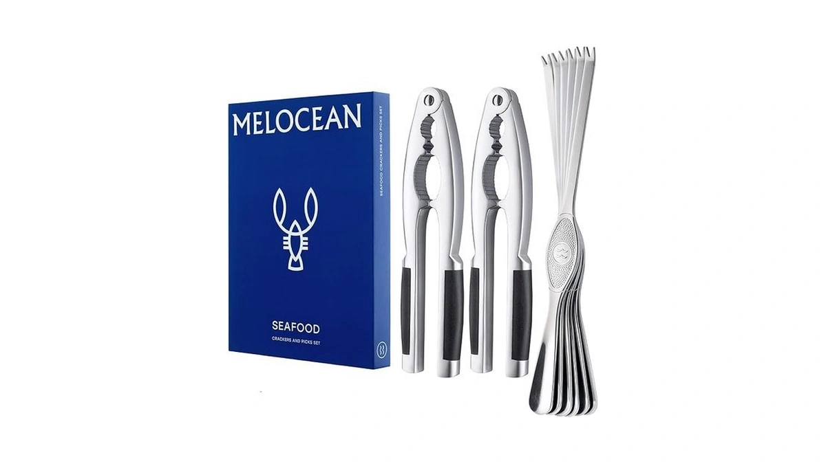 Amazon deal: Crab Crackers And Tools Set - Premium 2 Lobster...