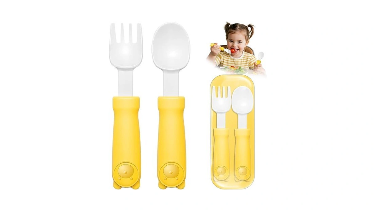Amazon deal: Toddler Utensils 2 Year Old Dishwasher-safe Toddle