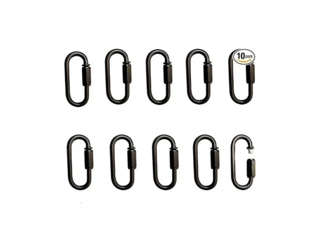 Cufeal 10- Pack Heavy Duty D Shape Chain Locking M4…