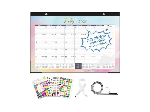 Gannyfer Calendar 2025-2026 Desk Wall Calendar July…