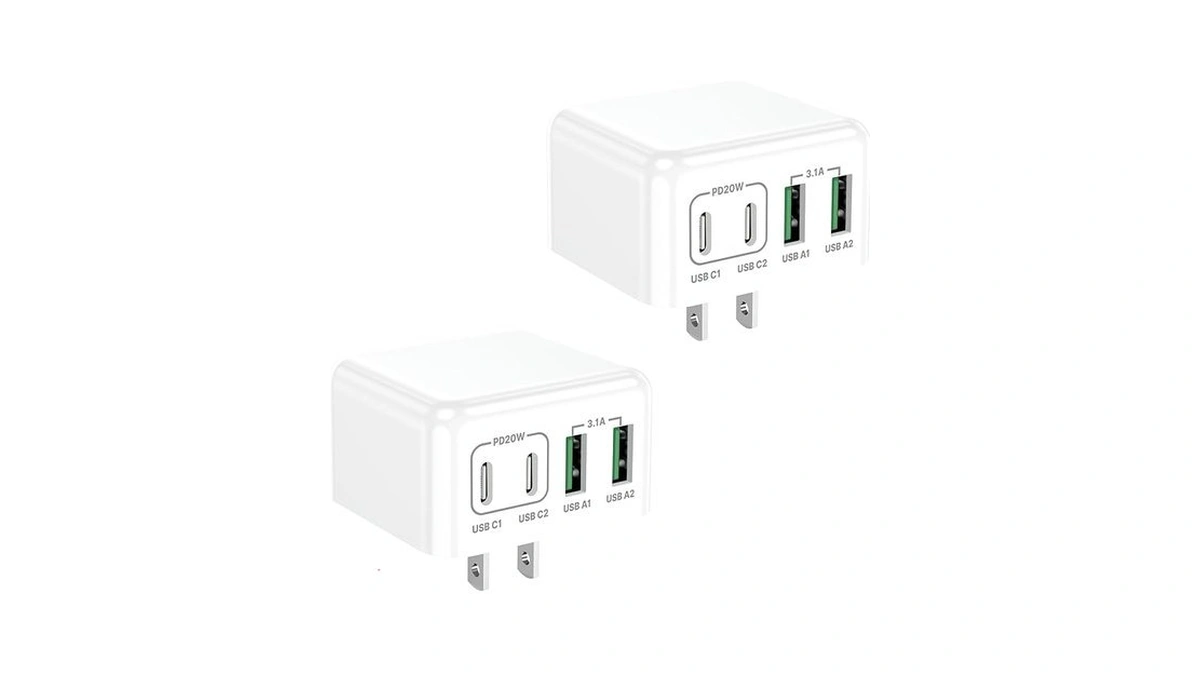 Amazon deal: 2-pack Usb C Charger Block Usb C Wall Charger 40w.