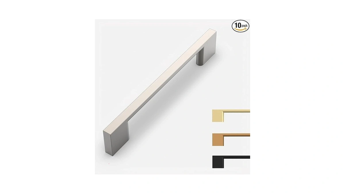 Amazon deal: 9build 10 Pack Brushed Satin Nickel Cabinet Pulls