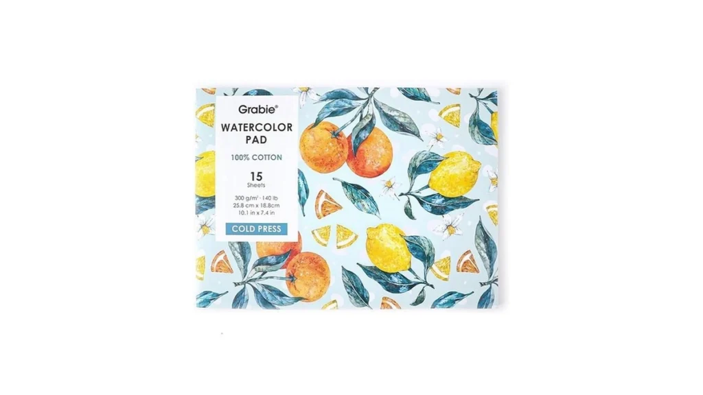 Amazon deal: Grabie Watercolor Paper Pad 100 Cotton 15 Sheets B