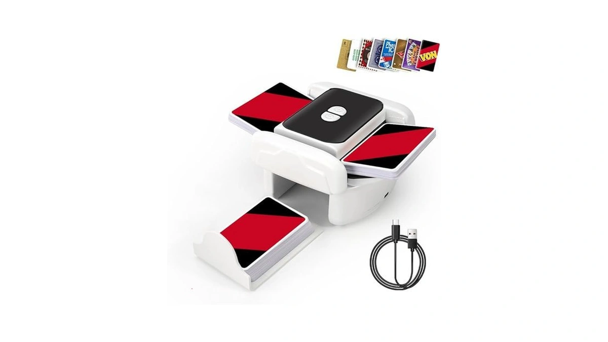 Amazon deal: Eju Upgraded Automatic Card Shuffler 2 1 Deck...