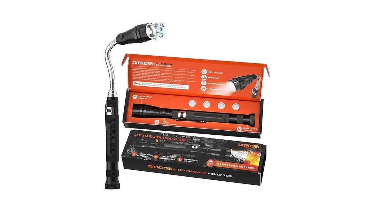 Amazon deal: Led Magnetic Pickup Tool Extendable And Flexible..