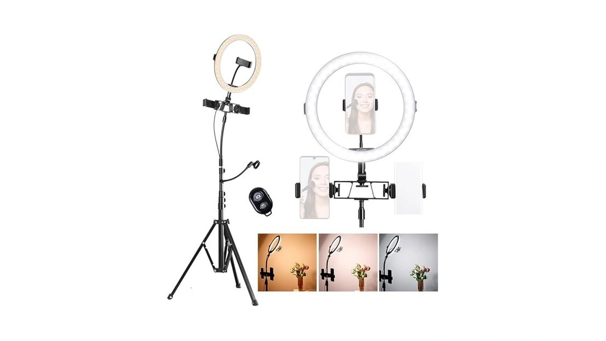Amazon deal: K F Concept Selfie Ring Light 11 Inch 28 Cm Ring..