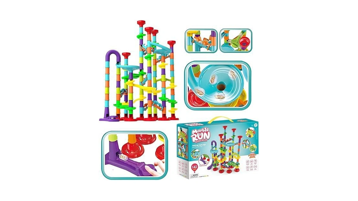Amazon deal: Rockswan Marble Runs For Kids 4-8 172 Pcs Set...