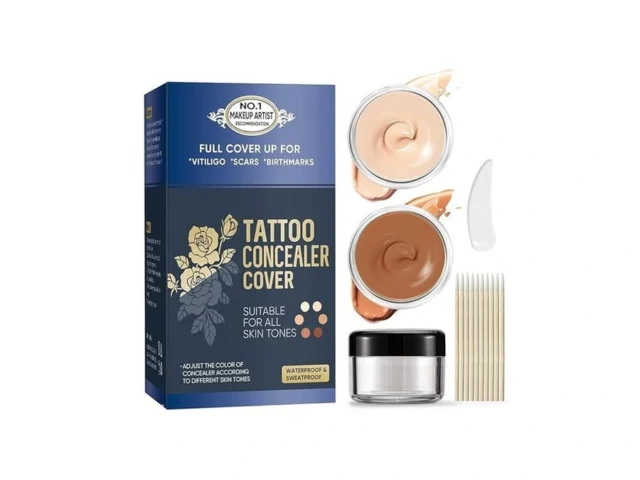 Tattoo Cover Up Makeup 2 Colors Sweatproof…