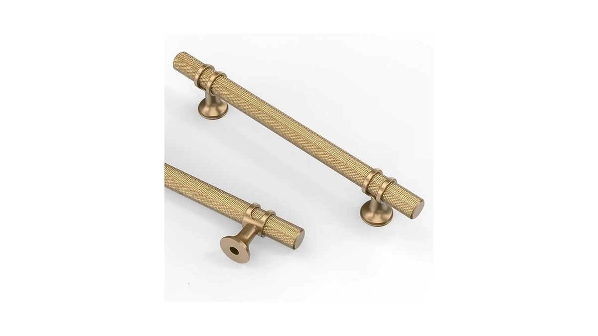 Amazon deal: Asidrama 10 Pack 5 Inch 128mm Knurled Champagne...