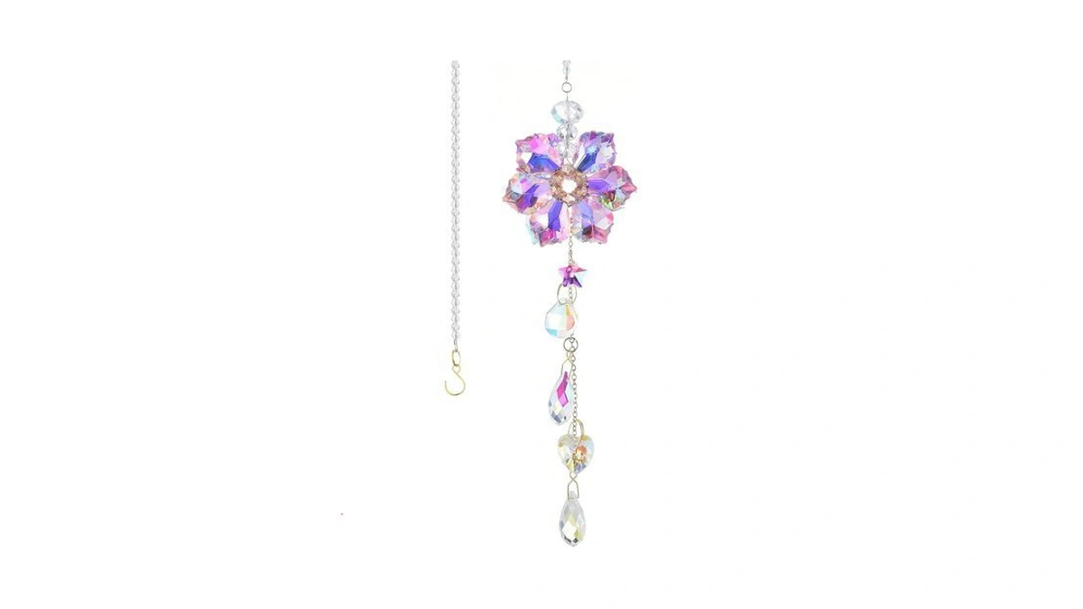 Amazon deal: Crystal Flower Sun Catcher Hanging Sunlight Catche