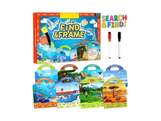 Search And Find Books For Kids 3-5 Reusable…