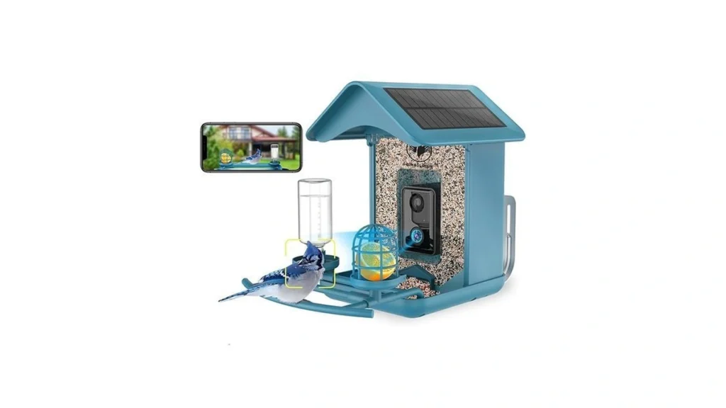 Amazon deal: Bird Feeder With Camera Solar Powered Wireless...