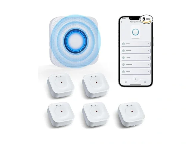 Wifi Water Sensors – 110db Detector With Real-time…