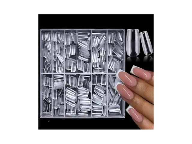 Lifextol 504pc Square Soft Gel Nail Tips Medium…