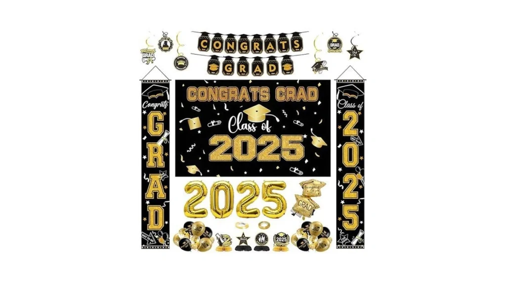 Amazon deal: Dokkome Graduation Decorations Class Of 2025 -...