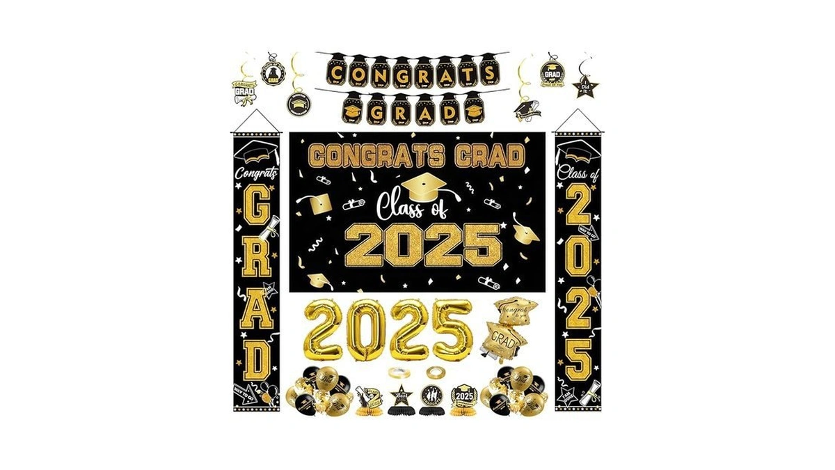 Amazon deal: Dokkome Graduation Decorations Class Of 2025 -...