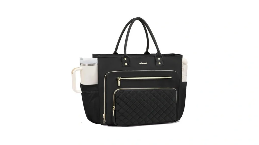 Amazon deal: Lovevook Laptop Tote Bag For Women With Large Cup.