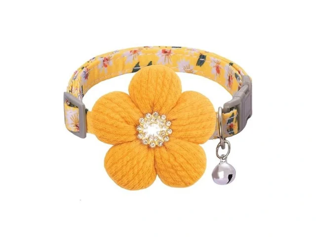 Small Dog Collar With Flower Puppy Collar For Girl…
