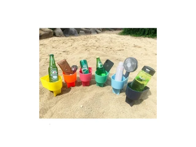 Home Queen Beach Cup Holder With Pocket…
