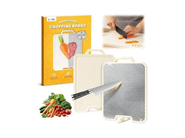 Loohoi Stainless Steel Cutting Boards For Kitchen…