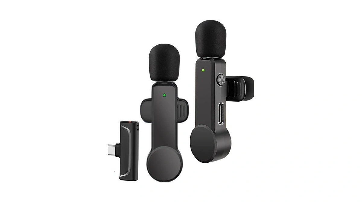 Amazon deal: Nptcl 2 Pack Lavalier Microphone Usb C Wireless La