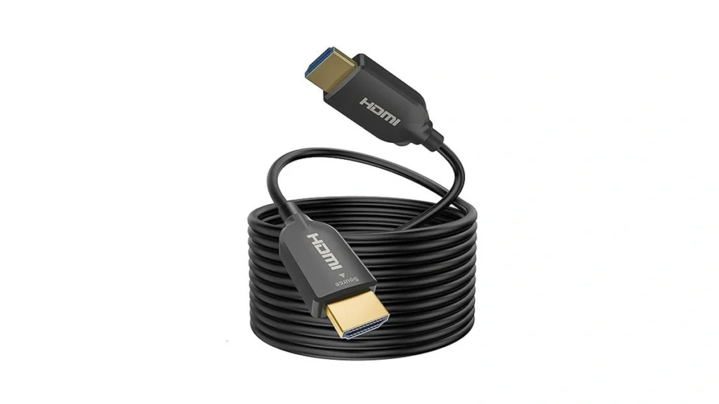 Amazon deal: Soeybae 4k Fiber Optic Hdmi Cable 50ft Ultra High.