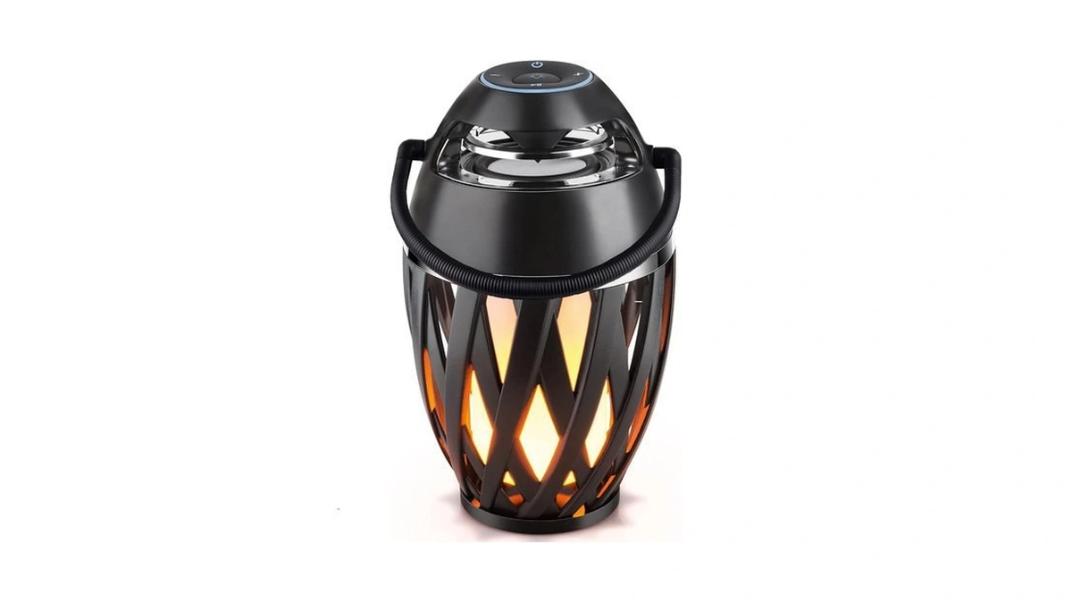 Amazon deal: Tioneger Flame Outdoor Bluetooth Speaker Led Table