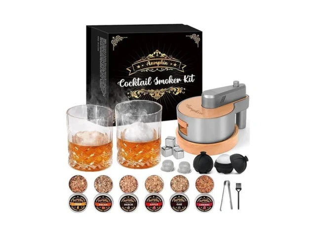 Premium Whiskey Smoker Kit With Torch 6 Flavors…