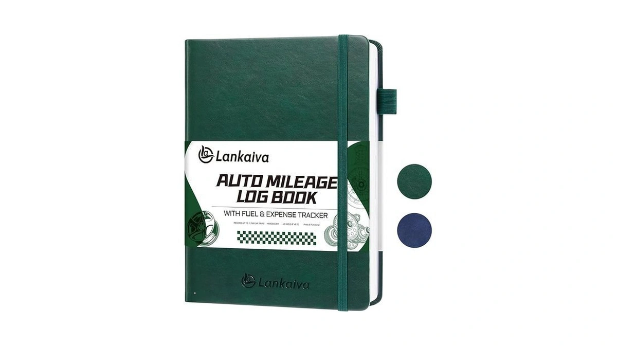 Amazon deal: Mileage Log Book For Car - Vehicle Maintenance Log