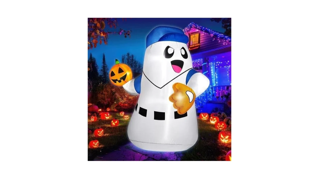 Amazon deal: Fotako 5ft Halloween Inflatables Ghost Pitcher Wit