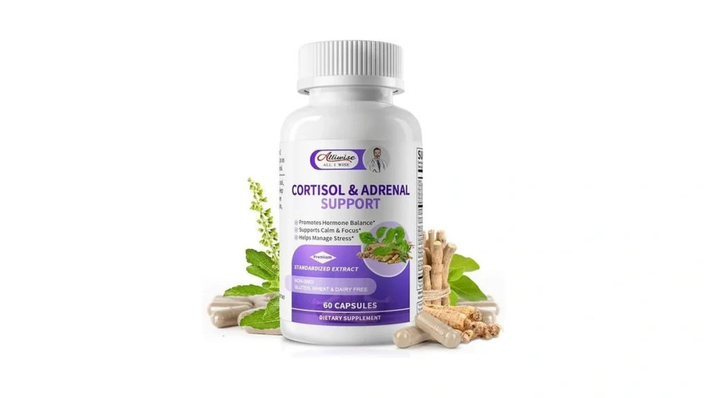 Amazon deal: Alliwise Cortisol Supplements For Women Men -...