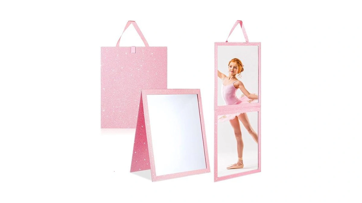Amazon deal: Colingmill Foldable Glitter Backstage Mirror With.