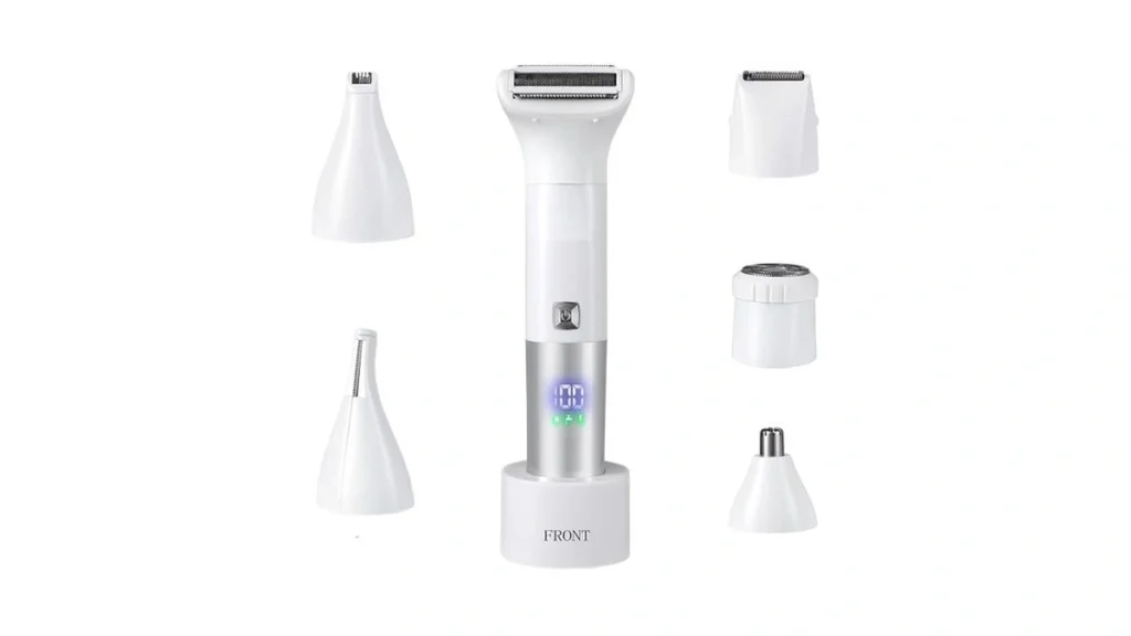 Amazon deal: Bikini Trimmer For Women 6-in-1 Body Hair Trimmer.