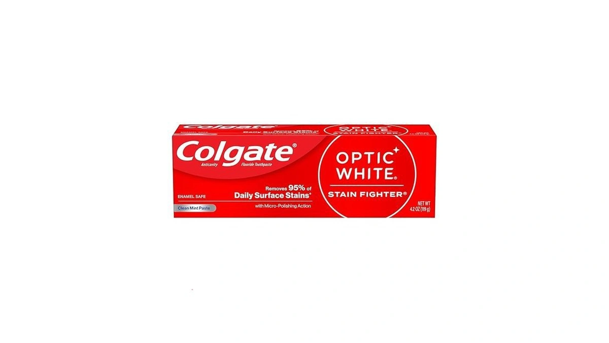 Amazon deal: Colgate Optic White Stain Fighter Teeth Whitening.