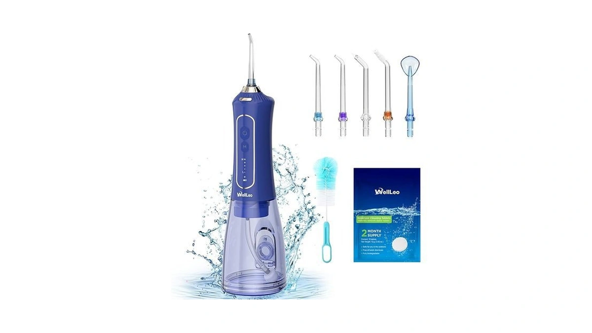 Amazon deal: Wellleo Water Flosser For Teeth 300ml Cordless Ora