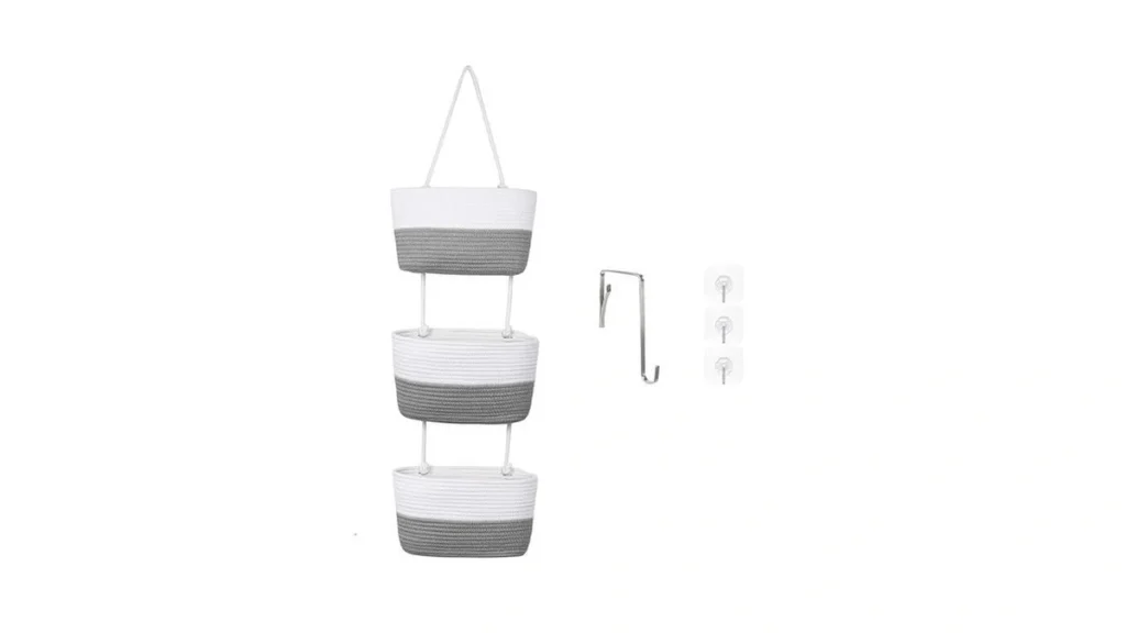 Amazon deal: Willitat Hanging Baskets For Organizing 3 Tier Wal
