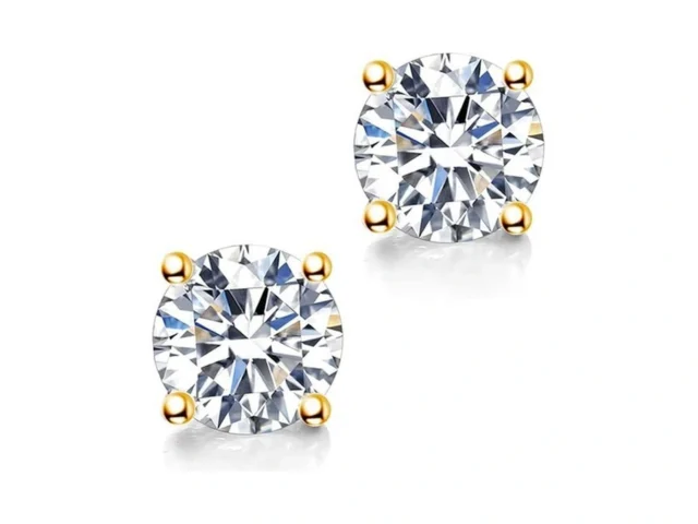 Impalsory 1 2ct Moissanite Stud Earrings 5 5mm D…