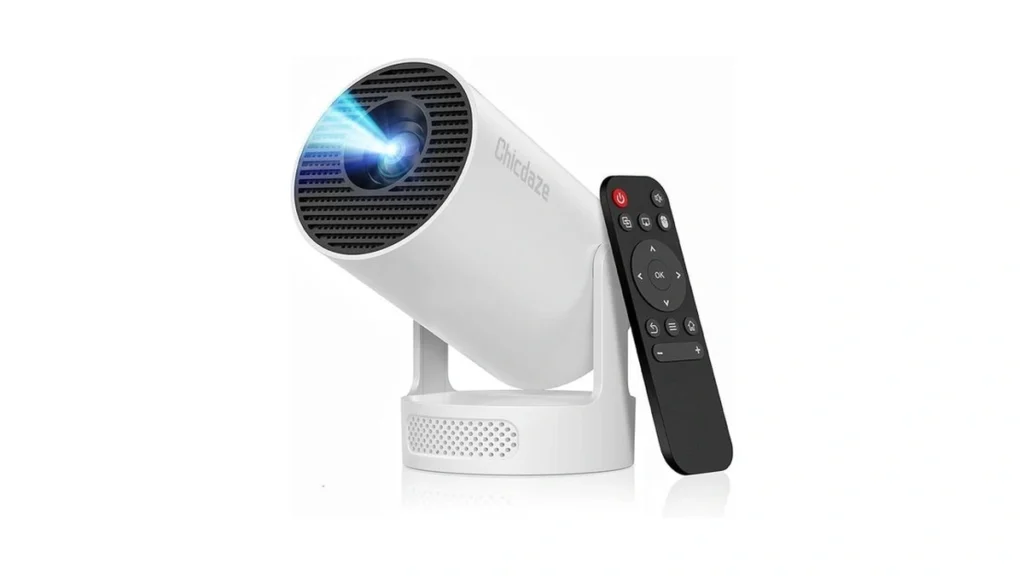 Amazon deal: Mini Portable Projector 4k With Wifi6 2 And...