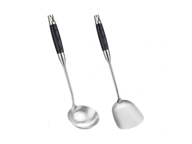 Fjnatinh Wok Spatula And Ladle Set – Wok Utensil -…