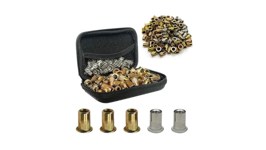 Amazon deal: Bslhzhe 120 Pcs Rivet Nuts With Box 1 4-20unc Flat