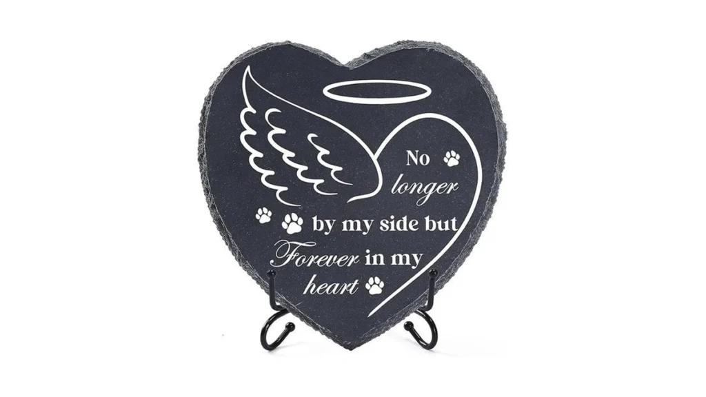 Amazon deal: Vasemouh Pet Memorial Stone For Dogs 7 6 X7 2 Dog.