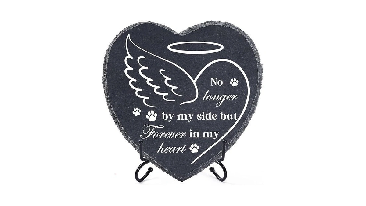 Amazon deal: Vasemouh Pet Memorial Stone For Dogs 7 6 X7 2 Dog.