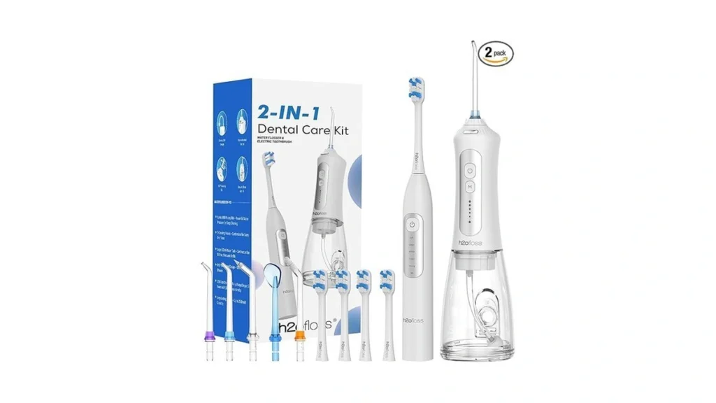 Amazon deal: H2ofloss Sonic Electric Toothbrush And Water...